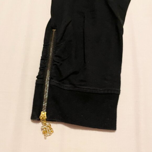 BCBG Cropped Sweat Pants Butterfly Womens Size Medium Capri Bottoms - Picture 15 of 16